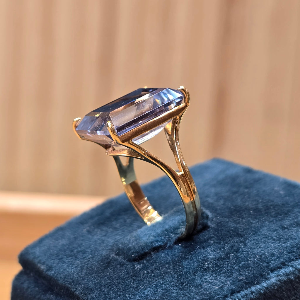 Bague pierre turquoise en or 18 k