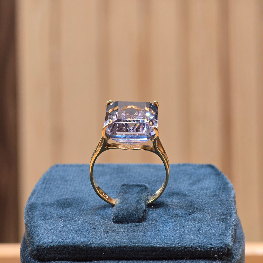 Bague pierre turquoise en or 18 k