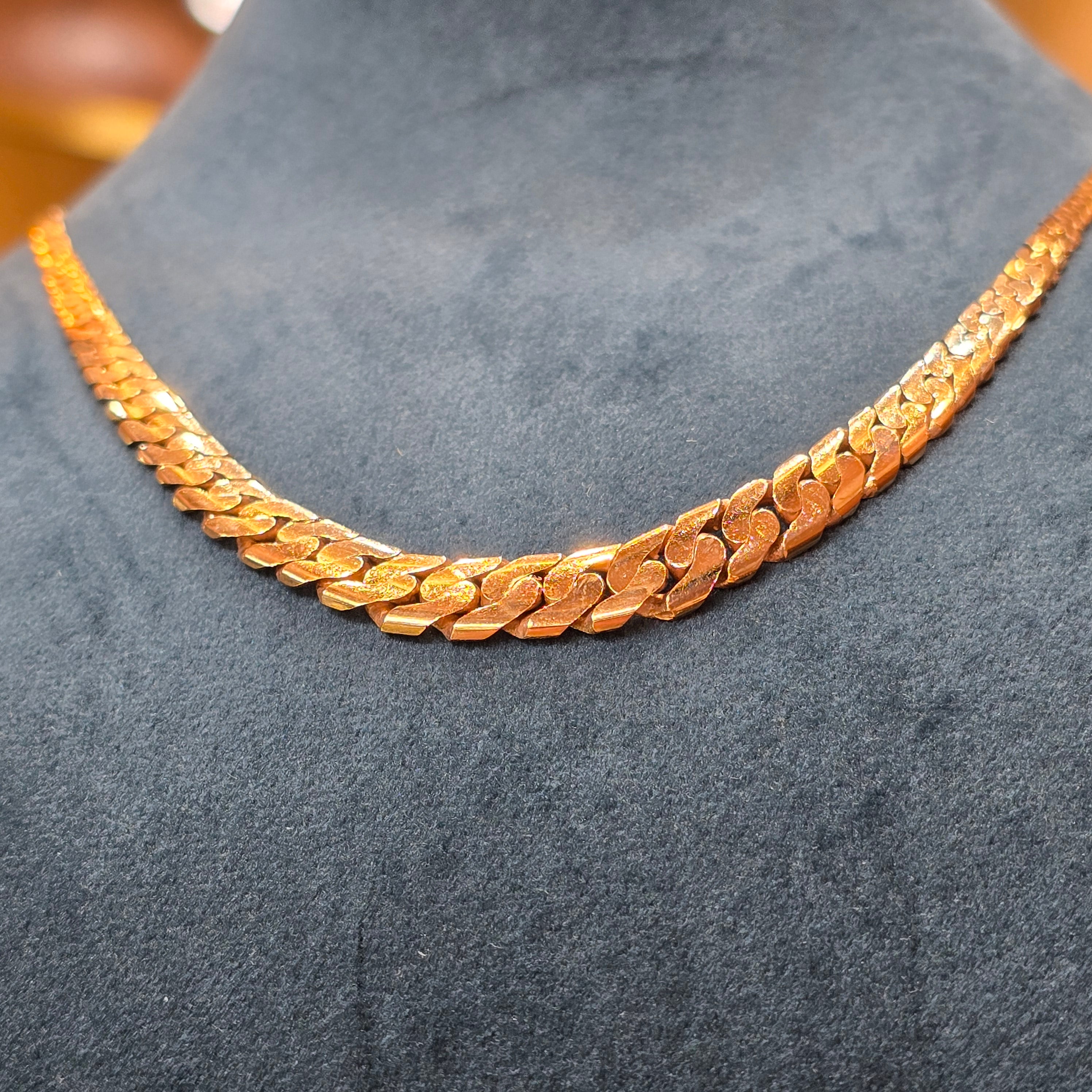 Ras de cou 21.5g en or 18 k