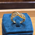 Bague ajourée en filigrane