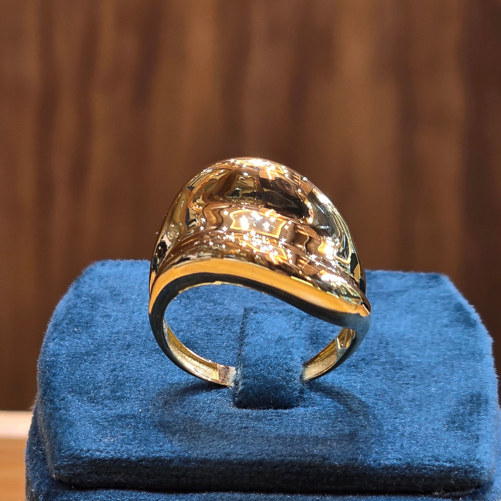 Bague vague lisse