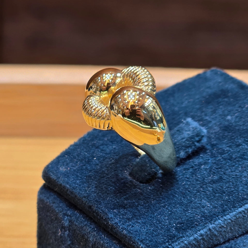 Bague nœud entrelacé